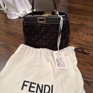 Fendi Peek A Boo brand new shearling